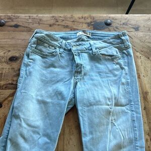 Ladies Hollister light stretch denim jeans size 7r